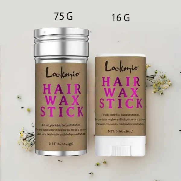 LOCKMIO Women Hair Wax Stick for Wigs Anti-frizz Flyaways Control Styling Wax Long-lasting Smooth Broken Back Hair Pomade Cream - Image 6