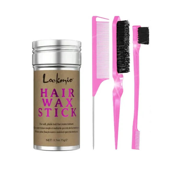 LOCKMIO Women Hair Wax Stick for Wigs Anti-frizz Flyaways Control Styling Wax Long-lasting Smooth Broken Back Hair Pomade Cream - Image 7